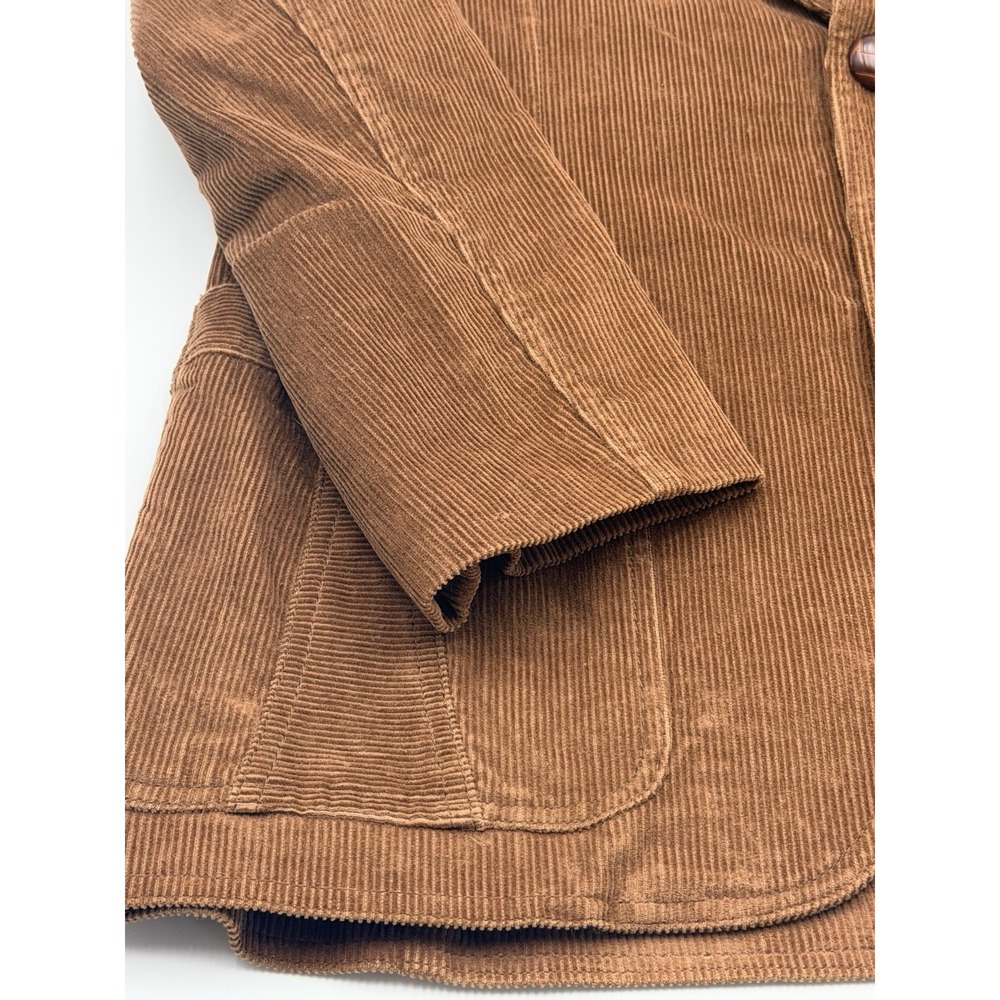 Vintage 1970s Sears Corduroy Blazer & Vest Set 38R Sport Coat Academia Retro - Picture 14 of 16